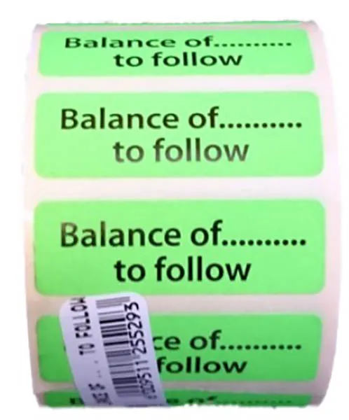 Pharmaceutical Warning Labels Green