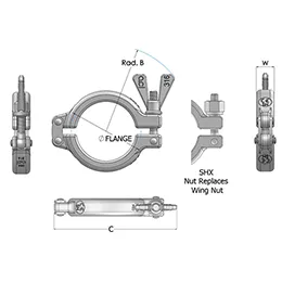 CLAMPS SH – SINGLE BOLT