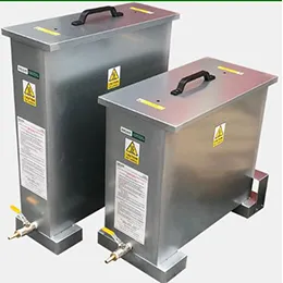 Canopy Grease Filter Cleaning Tanks and Crystals
