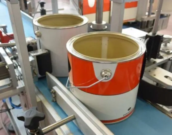 Ink Bucket Labelling Machine