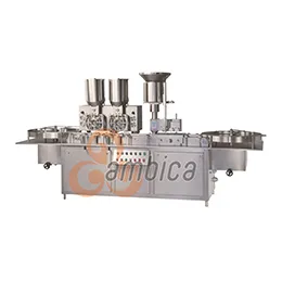Automatic High Speed Injectable Dry Powder Filling with Rubber Stoppering Machine