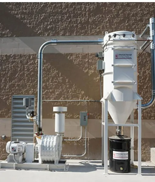INDUSTRIAL CENTRAL VACUUM SYSTEMS AND EQUIPMENT