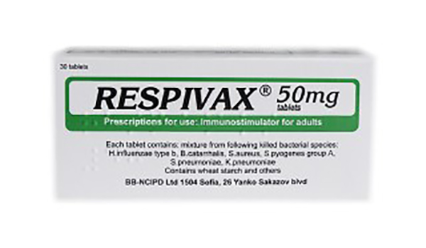 Respivax for adults 50 mg tablet
