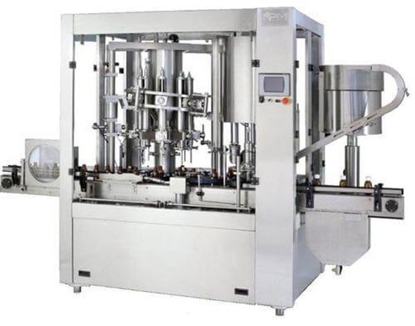 AUTOMATIC ROTARY PISTON FILLING & CAPPING MACHINE