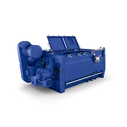 Twin-shaft continuous mixer