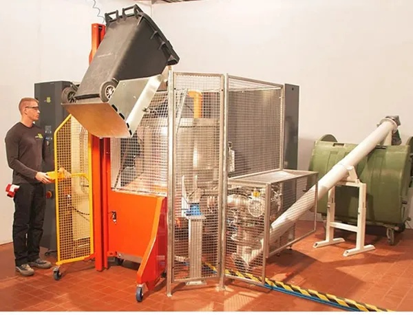 Medical waste disposal with the Integrated Sterilizer and Shredder