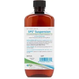 Sodium polystyrene sulfonate suspension