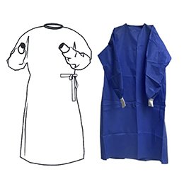 SMMS disposable gown non-sterile