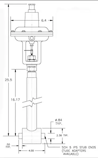 Liquid Helium Valve Model C3041-A21