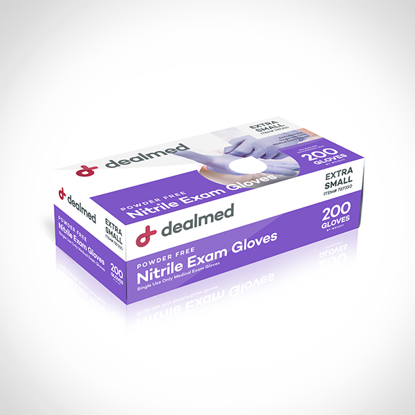 Glove Exam Nitrile N-S Purple Small, 300-Box