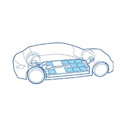 Gluing application technology for battery systems