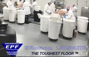 Antimicrobial epoxy flooring
