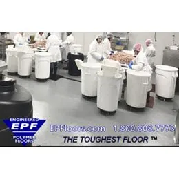Antimicrobial epoxy flooring