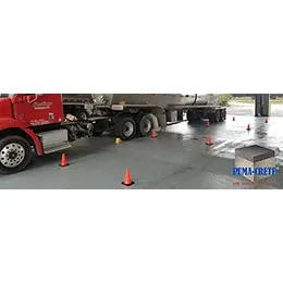 Urethane concrete food processing floors