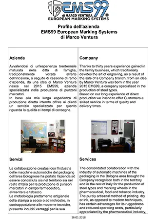 brochure EMS99 di Marco Ventura