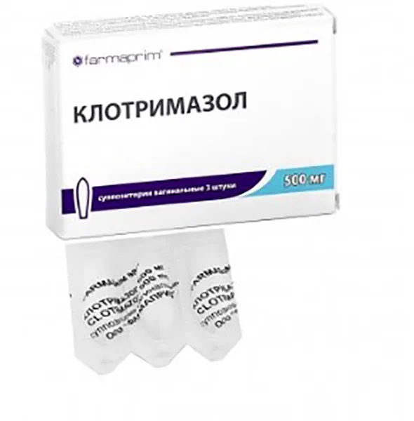 CLOTRIMAZOL 500 vaginal ovules
