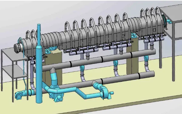 Indirectly Heated Rotary Kiln