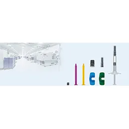 Accessories for polymer syringes