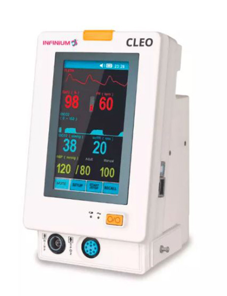 Cleo EtCO2 Monitor with Vitals