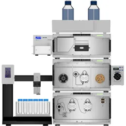 Gradient capable FPLC system