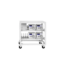 Impingement jets mixing skid for Pilot Scale
