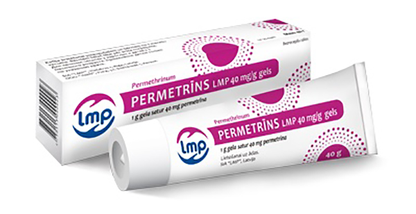 Permethrin LMP 40 mg-g gel