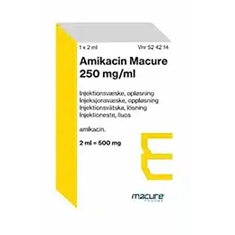 Amikacin Macure 250 mg-ml solution for injection