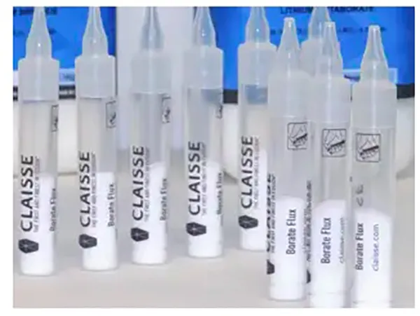 Pre-weighed fluxes