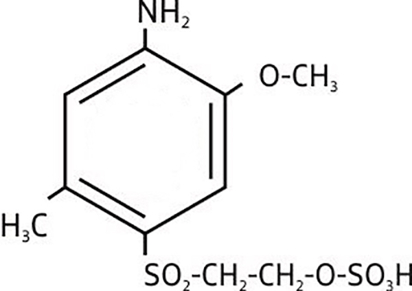 Vinyl sulphone para cresidine base (PCVS)