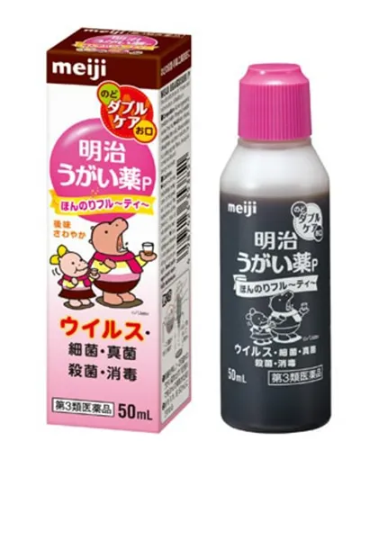 Meiji Mouthwash P Slightly Fruity 50mL