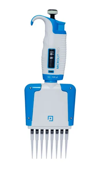 Multi-channel 8 and 12 channel micropipettes
