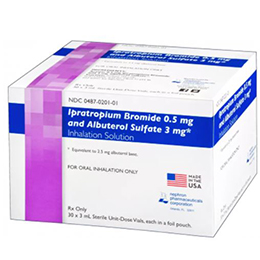 Ipratropium Bromide 0.5 mg and Albuterol Sulfate 3 mg