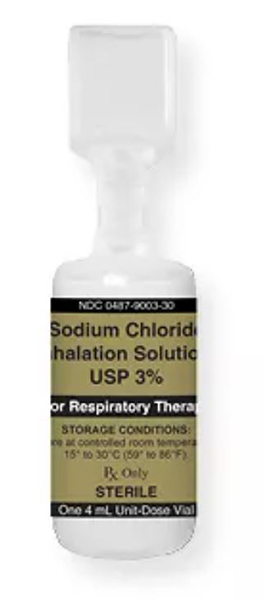 Sodium Chloride Inhalation Solution USP 3% 4 mL