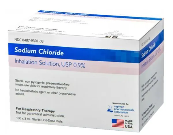 Sodium Chloride Inhalation Solution USP 0.9% 3 mL & 5 mL