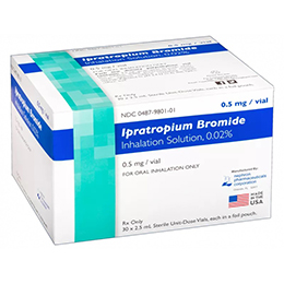 Ipratropium Bromide Inhalation Solution 0.02% 0.5 mg-2.5 mL