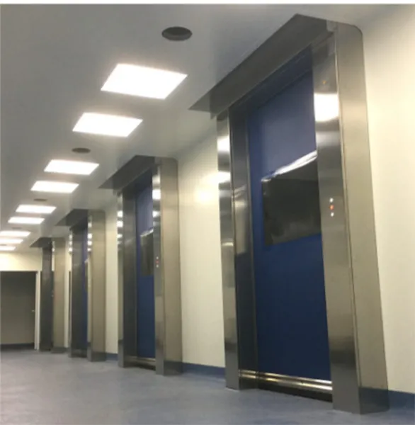 Rollup doors for Cleanrooms, pharmaceuticals, & warehouses