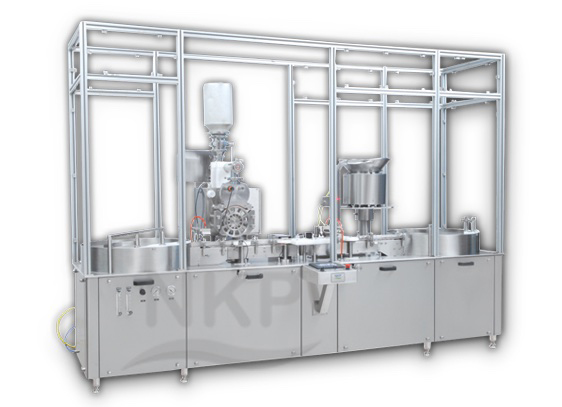 Automatic Injectable Dry Powder Filling with Rubber Stoppering Machine