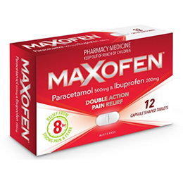 Maxofen Paracetamol & Ibuprofen 12pk