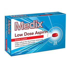Medix Low Dose Aspirin 28pk