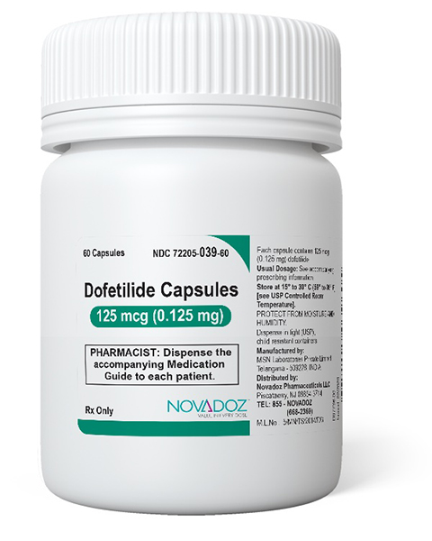 Dofetilide capsules 125mcg