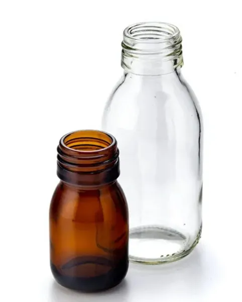 Glass Sirop Bottles