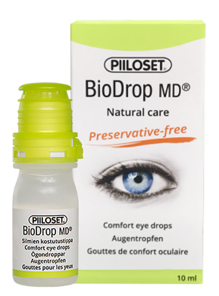 Hidden BioDrop MD ® moistening drops