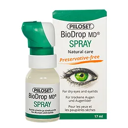 Hides BioDrop MD ® Spray for dry eyes and eyelids