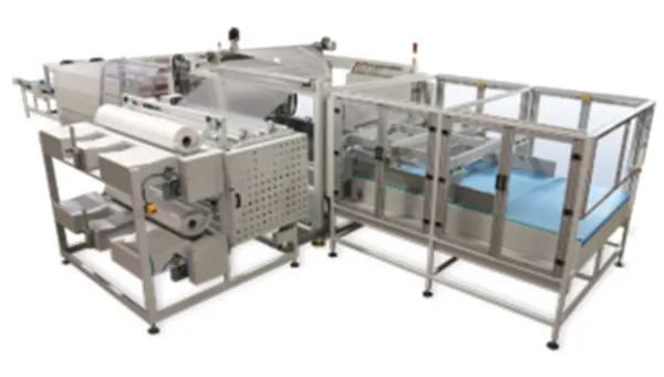 4S-XL Four Side Sealer and 10T Shrink Tunnel System