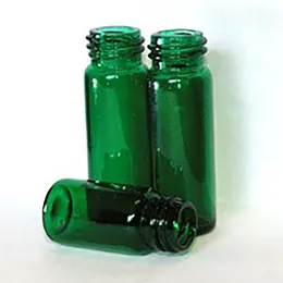 Green Glass Vials