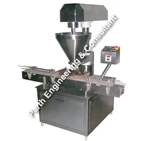 SINGLE HEAD AUGER TYPE POWDER FILLING MACHINE