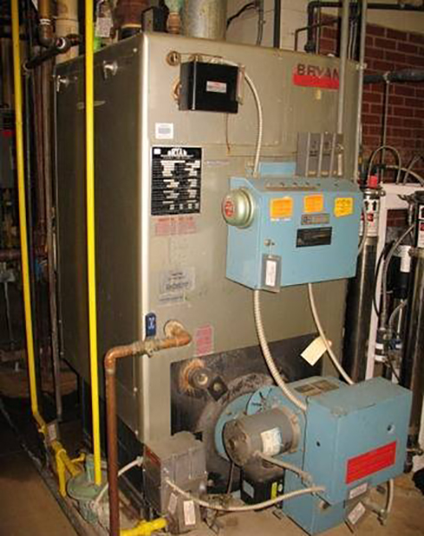 Bryan CL-75W-FDG flexible tube gas fired boiler