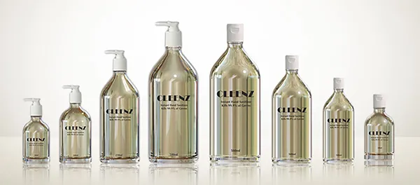 Glass bottles for Hand Sanitizer