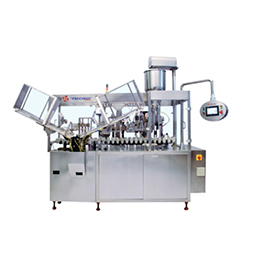 AUTOMATIC DOUBLE HEAD LINEAR TUBE FILLING MACHINE