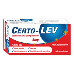 CERTO-LEV 5MG TABLETS